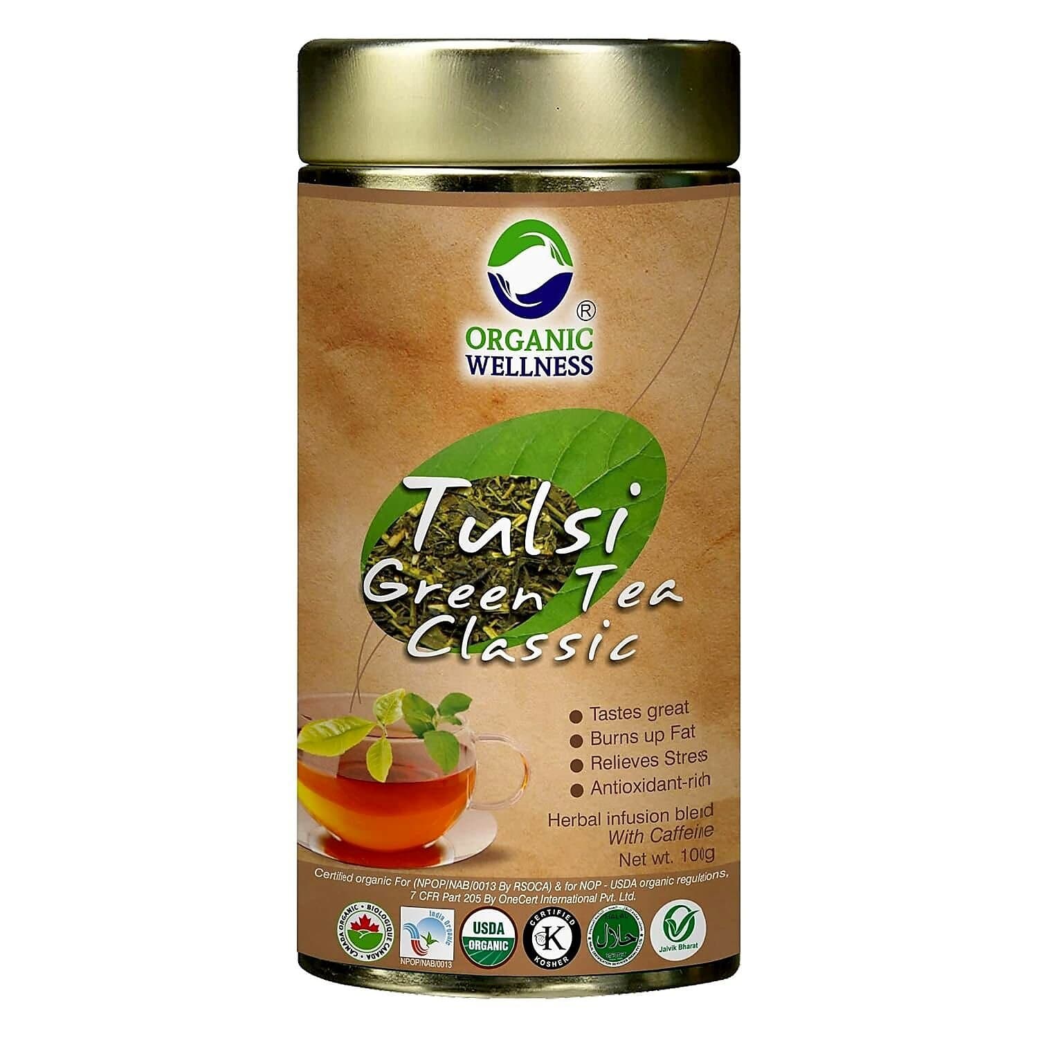 Organic Wellness Tulsi Green Tea Classic