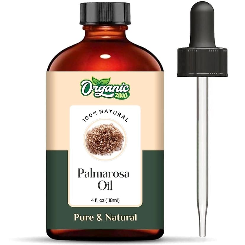  Organic Zing Palmarosa Oil