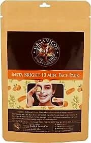 Organicos Insta Bright 10 Min Face Pack