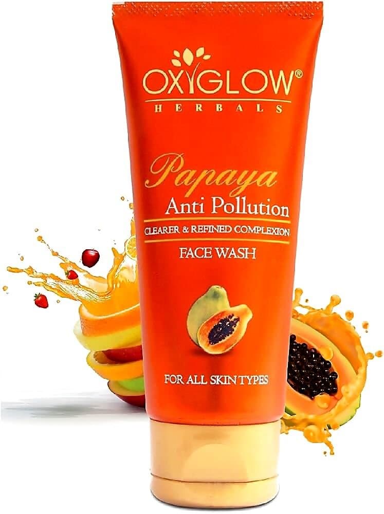 oxyglow Papaya Anti Pollution Face Wash