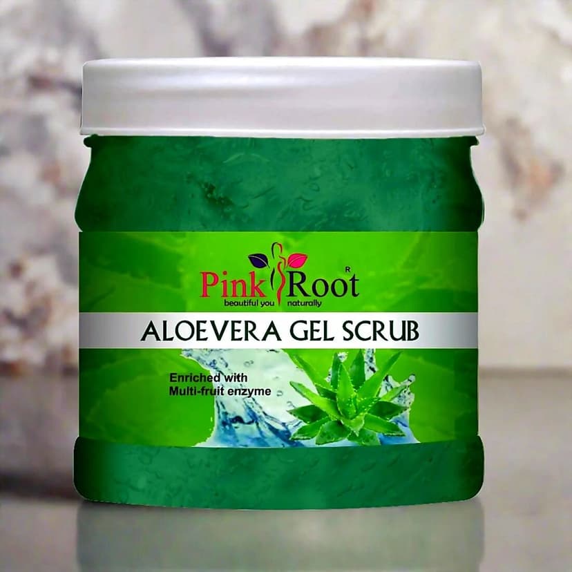 Pink Root Aloe Vera Gel Scrub