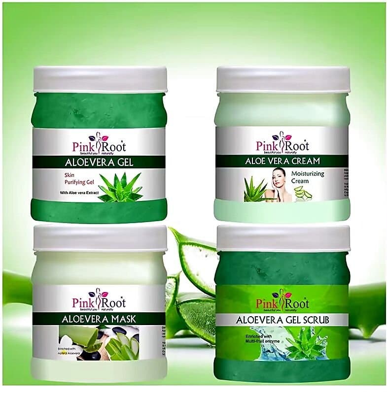 Pink Root Aloevera Eco Facial Kit