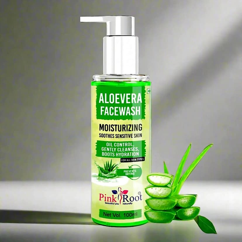 Pink Root Aloevera Moisturizing Face Wash