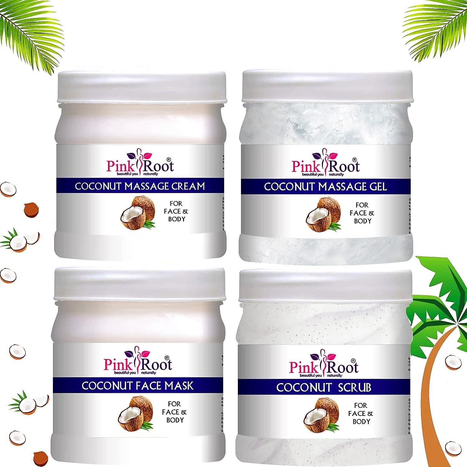 Pink Root Coconut Eco Facial Kit