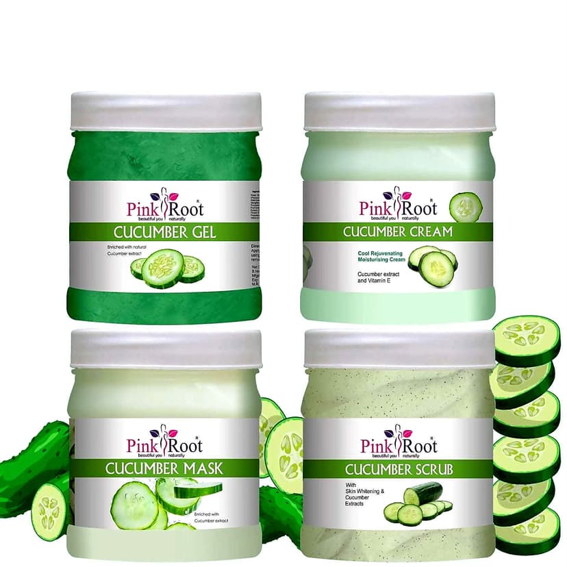 Pink Root Cucumber Eco Facial Kit
