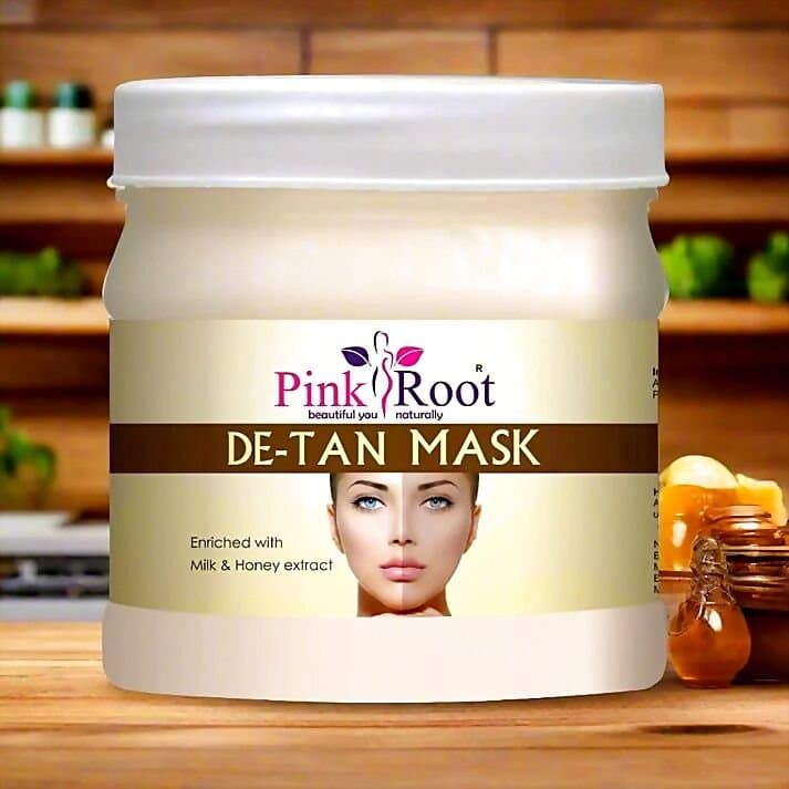 Pink Root DeTan Face and Body Mask
