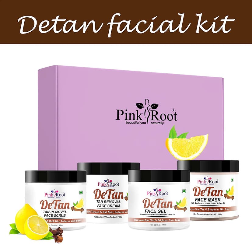 Pink Root Detan Facial kit