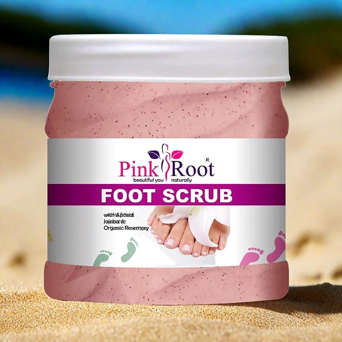 Pink Root Foot Scrub
