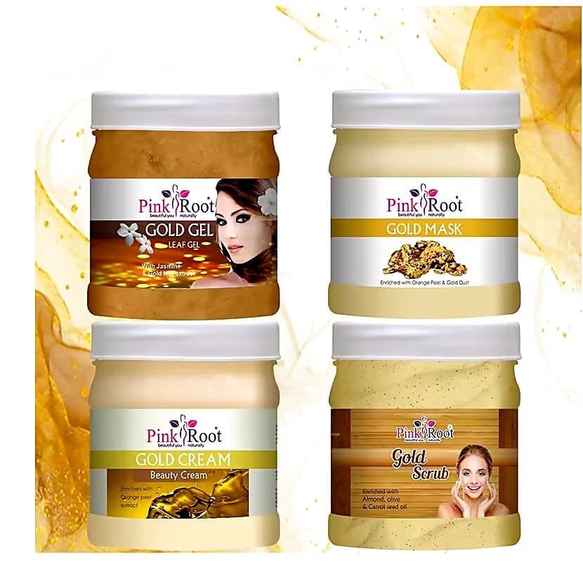 Pink Root Gold Eco Facial Kit 