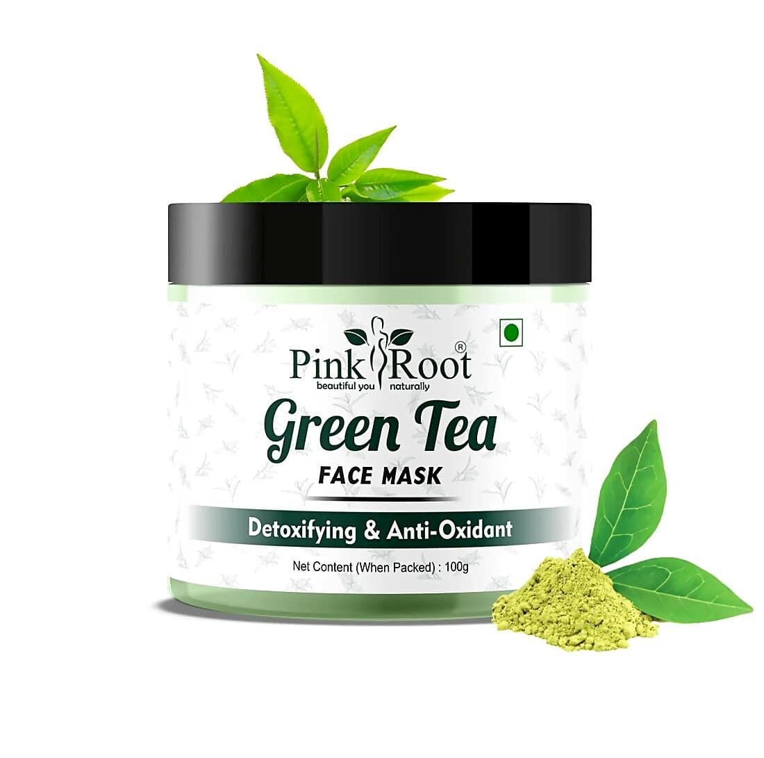 Pink Root Green Tea Face Mask