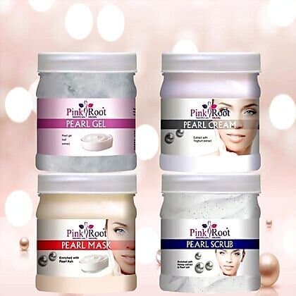 Pink Root Pearl Eco Facial Kit