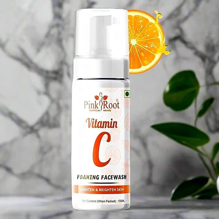 Pink Root Vitamin C Foaming Face Wash