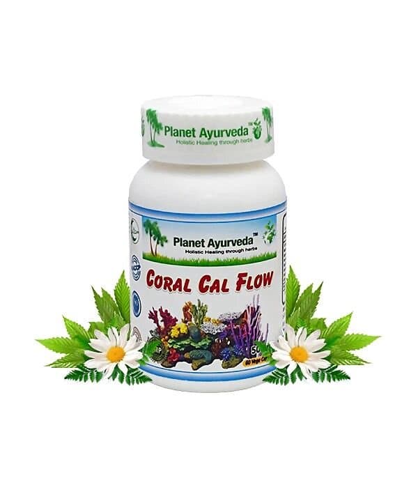 Planet Ayurveda Coral Cal Flow Capsules