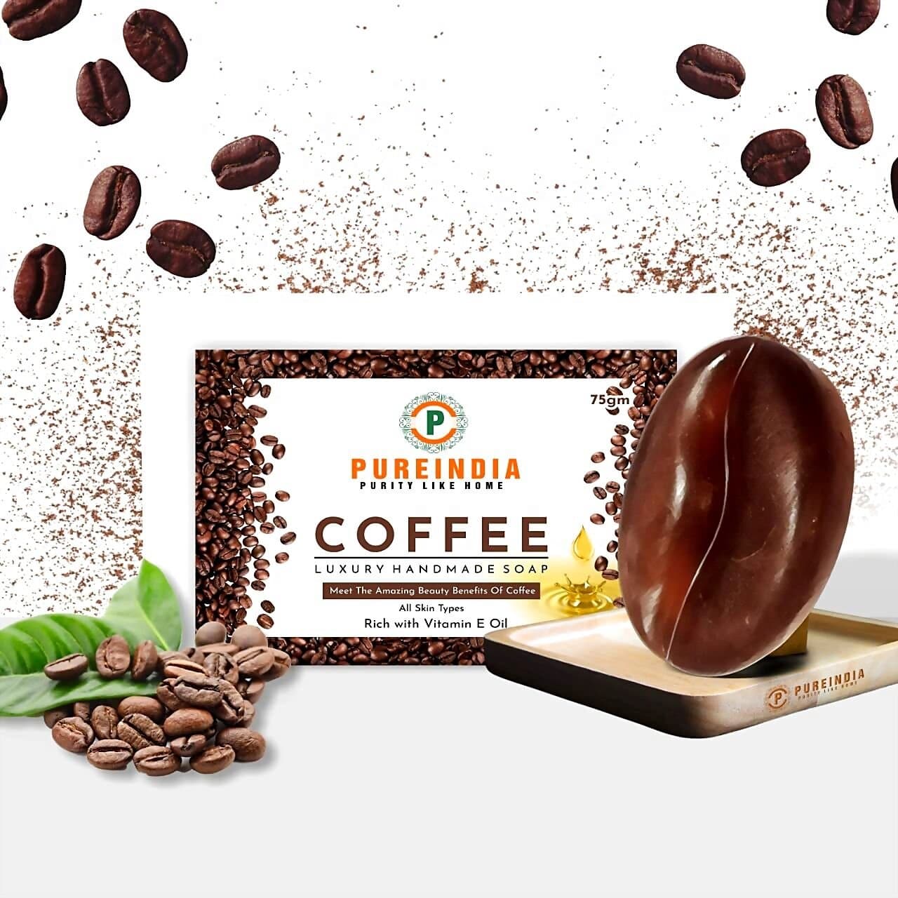 Pureindia Coffee Bathing Soap