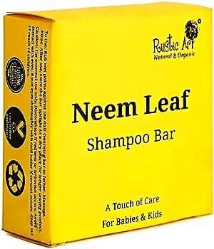 Rustic Art Neem Leaf Shampoo Bar