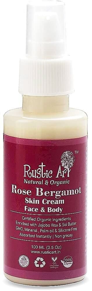 Rustic Art Rose Bergamot Skin Cream