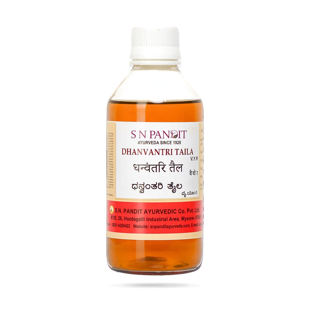 S N Pandit Ayurveda Dhanvantri Taila