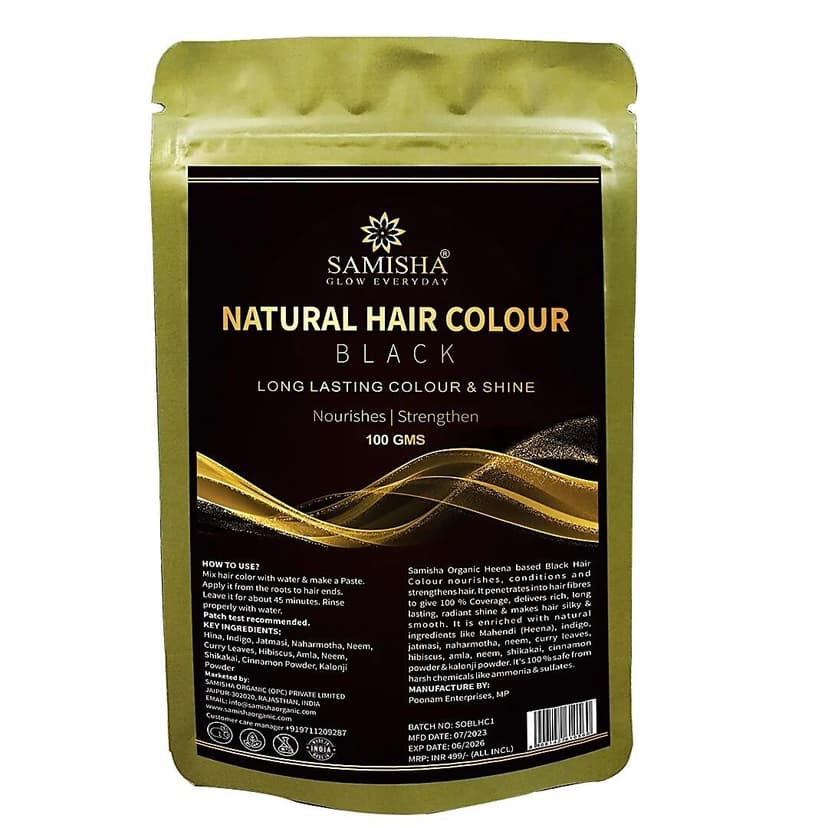 Samisha Organic Black Hair Colour