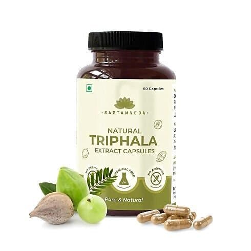 Saptamveda Natural Triphala Capsules