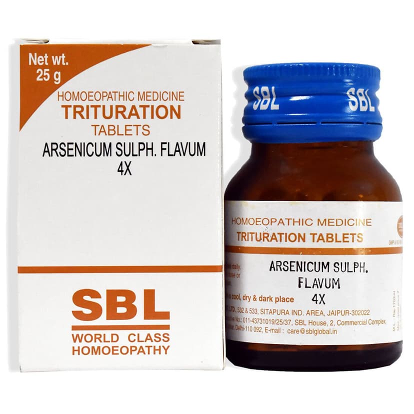 Sbl Arsenicum Sulph. Flavum 4X