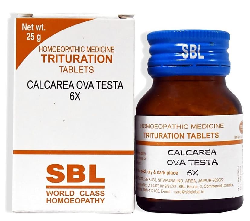 Sbl Calcarea Ova Testa 6X