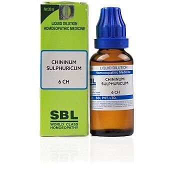 Sbl Chininum Sulphuricum 6 Ch Dilution