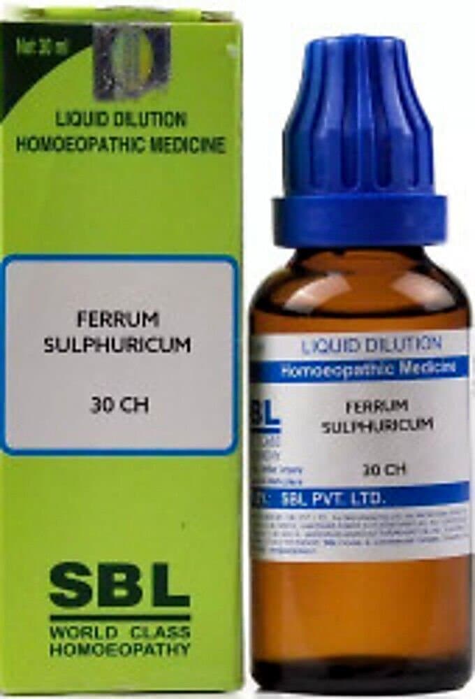 Sbl Ferrum Sulphuricum Dilution 30 Ch