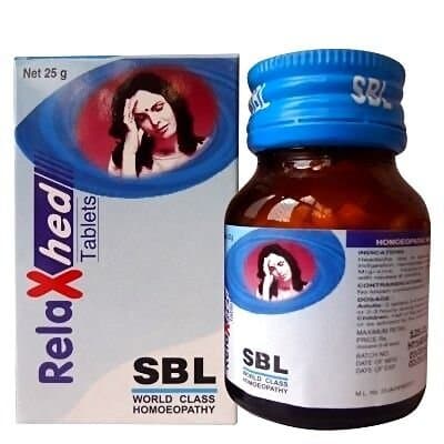 Sbl Homeopathy Relaxed Tablets