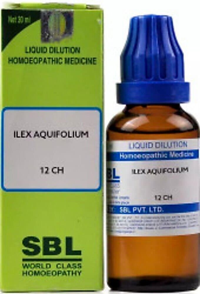 Sbl Ilex Aquifolium Dilution 12 Ch