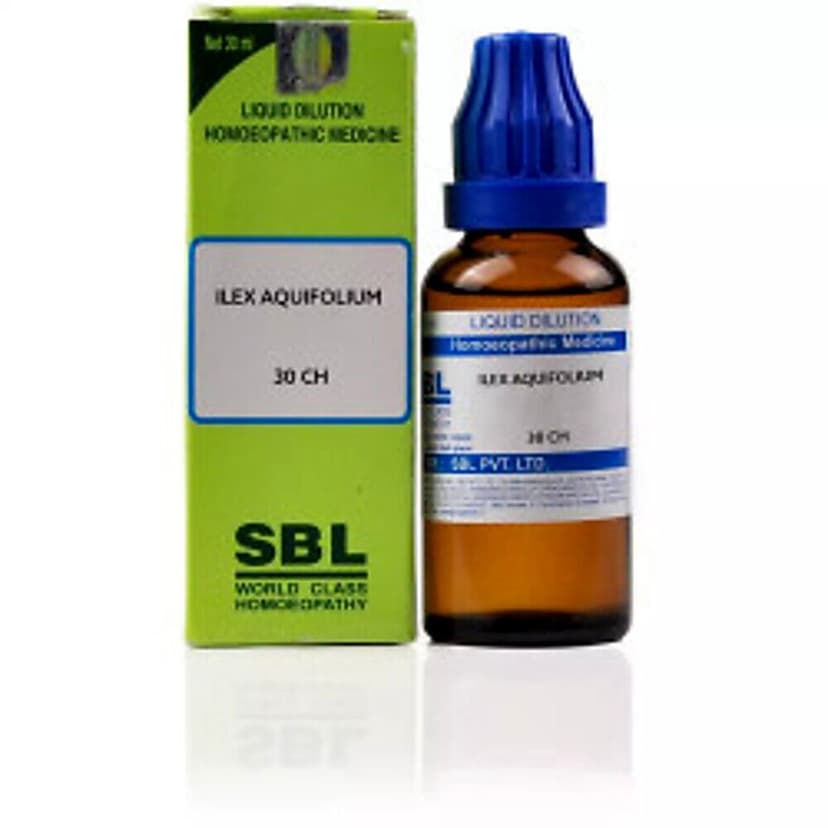 Sbl Ilex Aquifolium Dilution 30 Ch