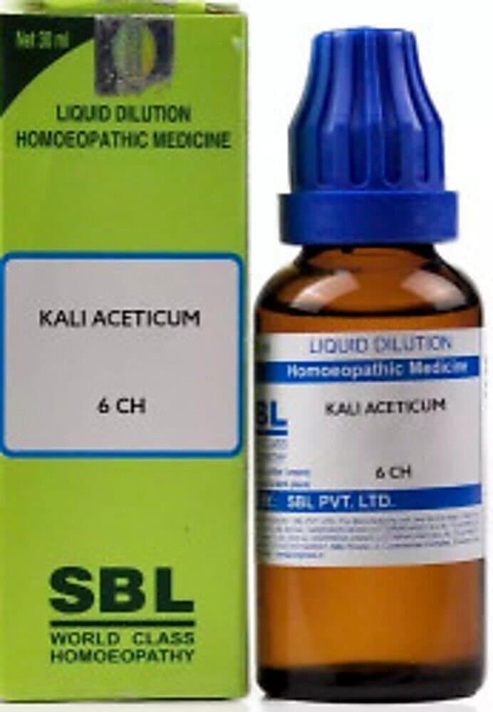 Sbl Kali Aceticum Dilution 6 Ch
