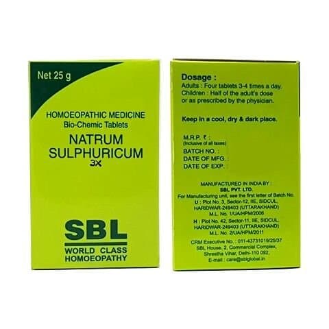 Sbl Natrum Sulphuricum 3X