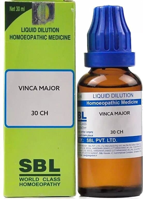 Sbl Vinca Major Dilution 30 Ch