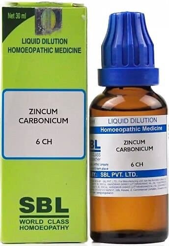 Sbl Zincum Carbonicum Dilution 6 Ch