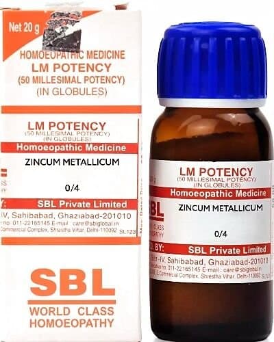 Sbl Zincum Metallicum Lm 0/4