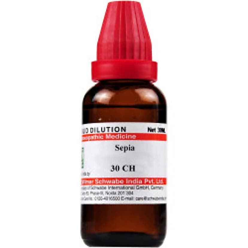 Schwabe Sepia 30 Ch Dilutions