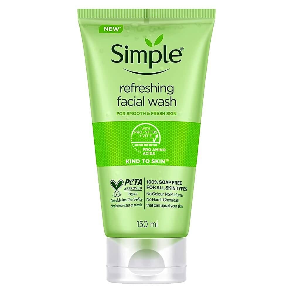Simple refreshing face wash