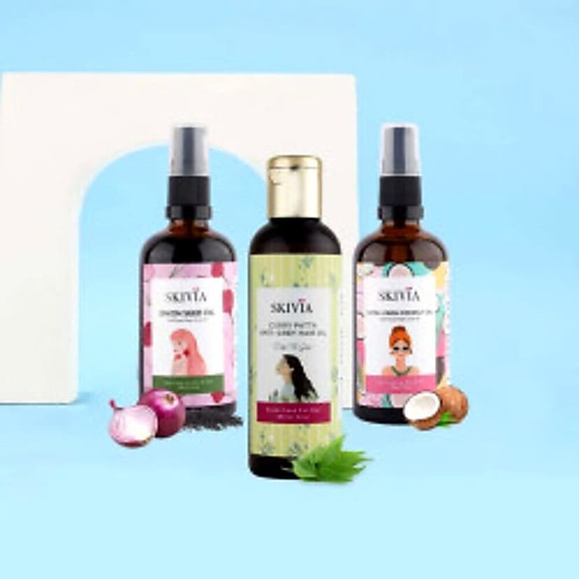 Skivia Complete Hair Care Oil Combo