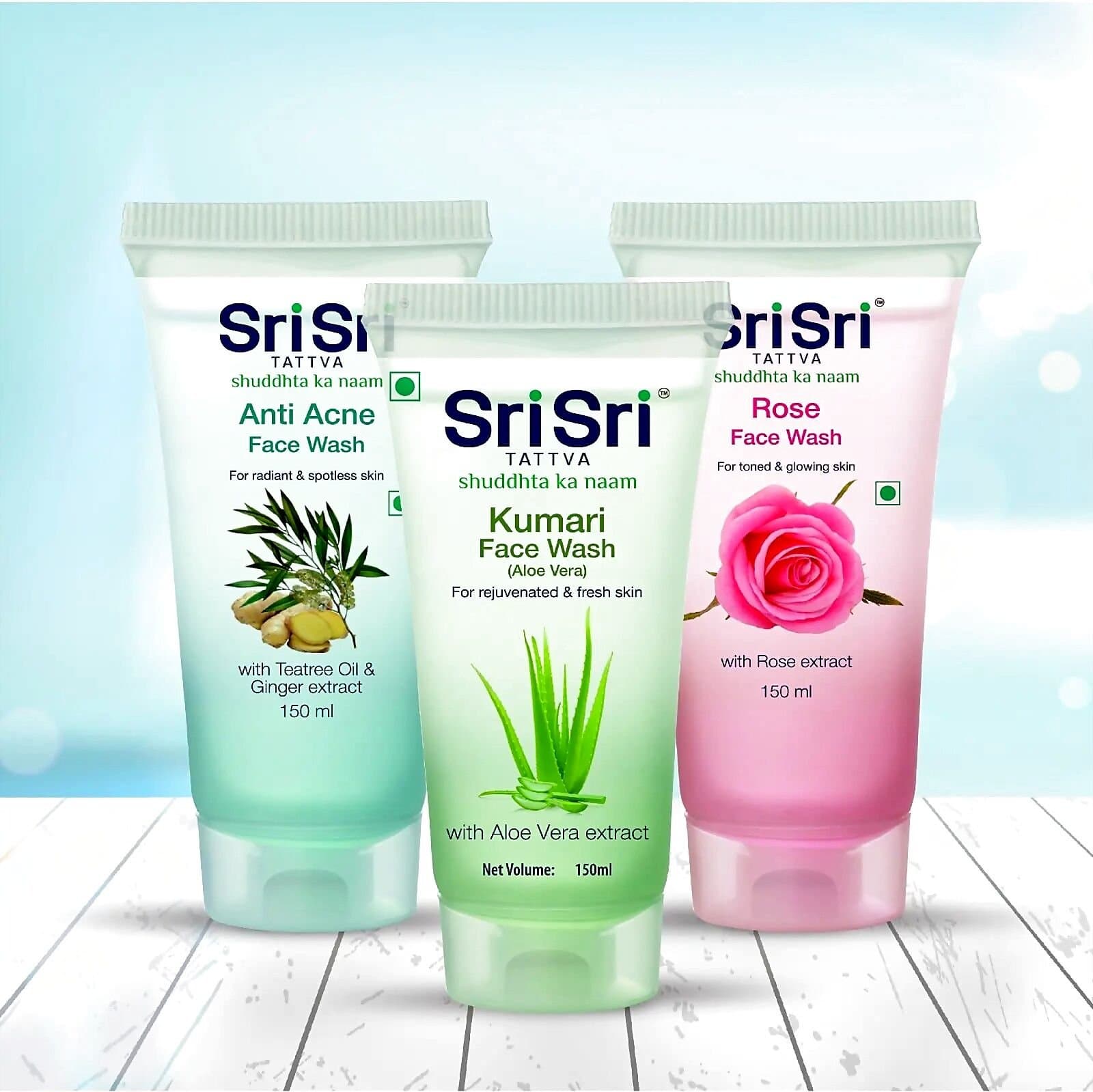 Sri Sri Tattva Face Wash Trio