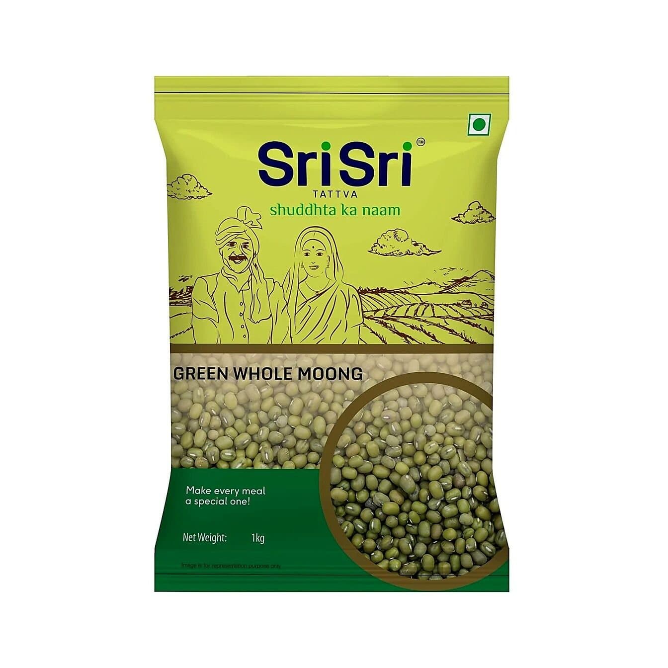 Sri Sri Tattva Green Whole Moong