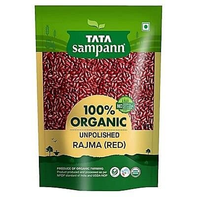 Tata Sampann Organic Rajma Red