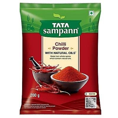 Tata Sampann Red Chilli Powder 200 grams 