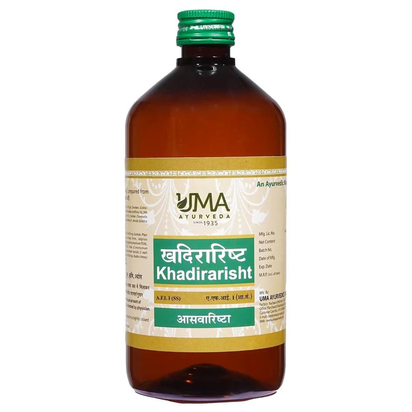 Uma Ayurveda Khadirarishta Syrup