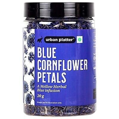 Urban Platter Blue Cornflower Petals