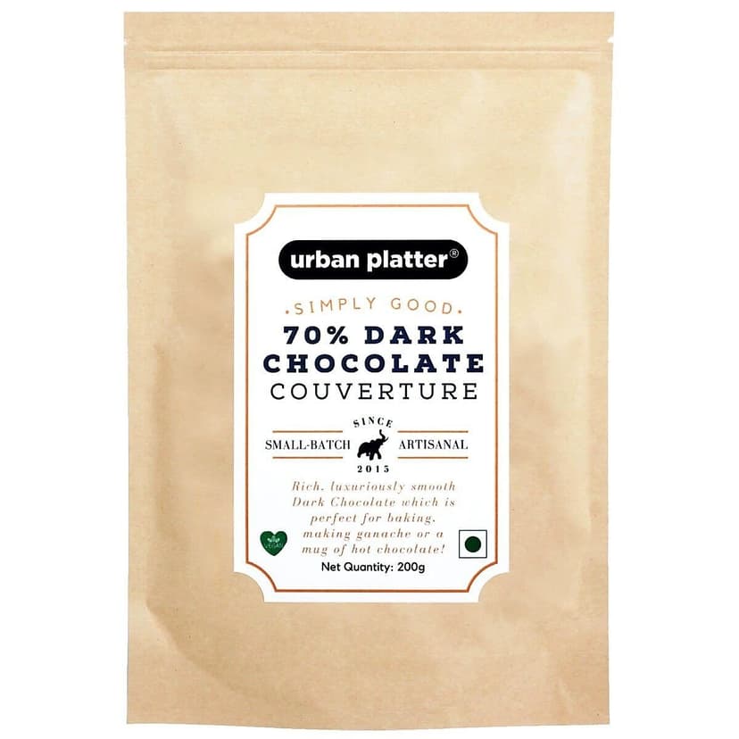 Urban Platter Dark Cooking Chocolate Slab