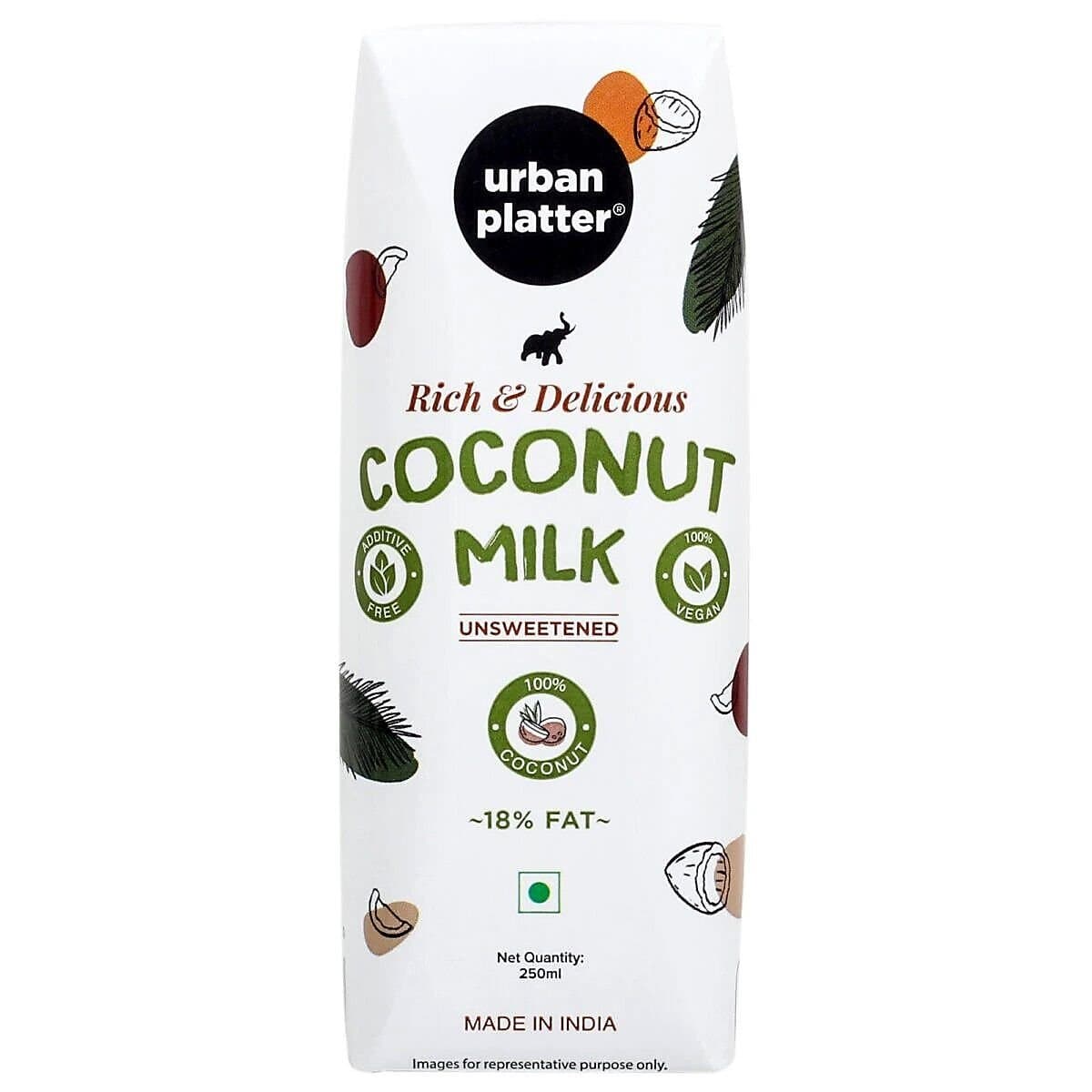 Urban Platter Unsweetened Coconut Milk