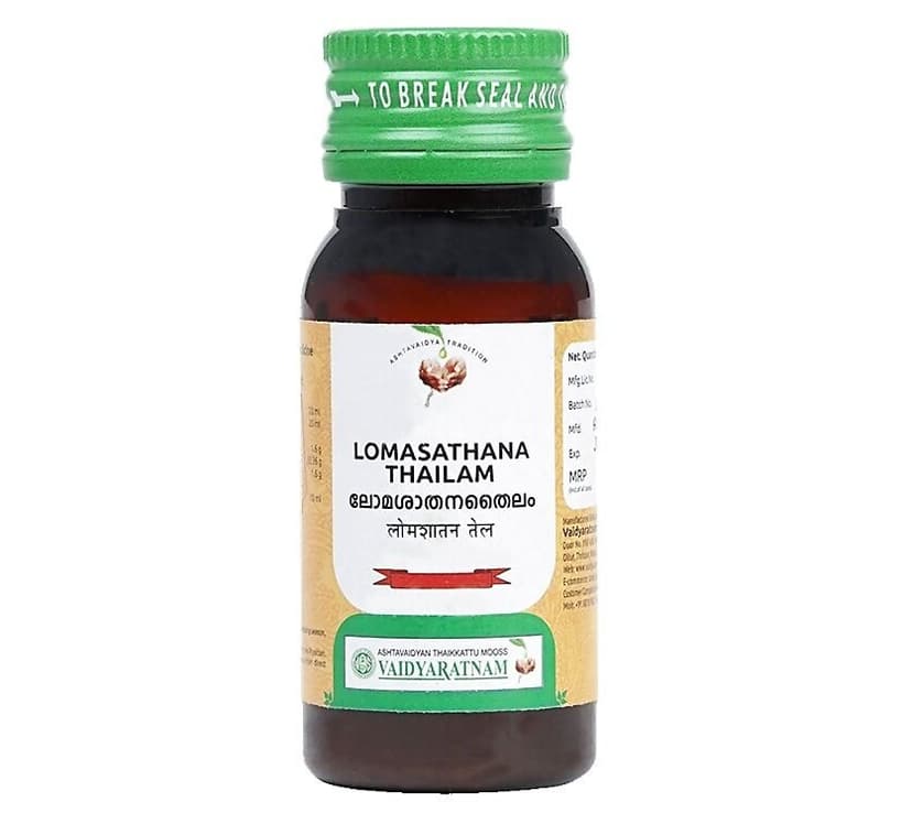 Vaidyaratnam Lomasathana Thailam