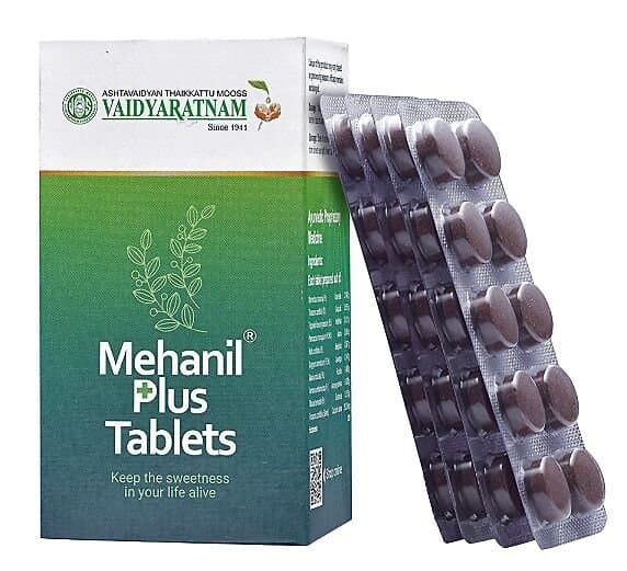 Vaidyaratnam Mehanil Plus Tablets