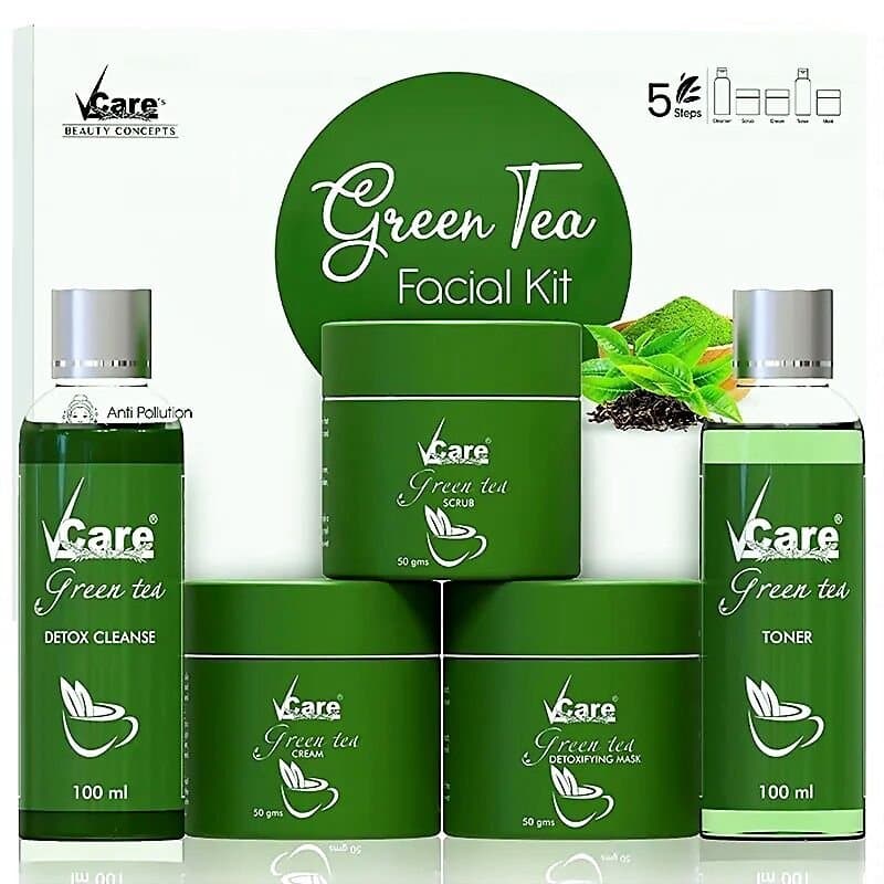 VCare Green Tea Facial Kit