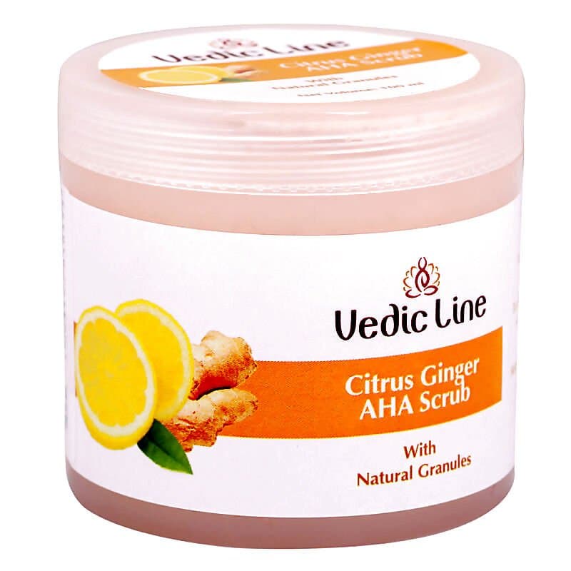 vedicline Citrus Ginger AHA Scrub